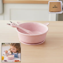 Premium Kids Feeding Bowl with Cute Spoon (1 Set, 240ML) - justgrabit.in | Just Grab It