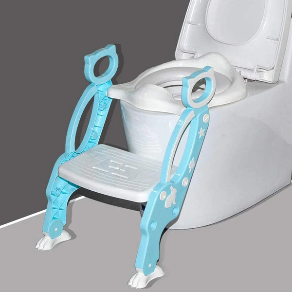2 In 1 Potty Training Toilet Seat with Step Stool Ladder For Toddlers - Justgrabit Inc.