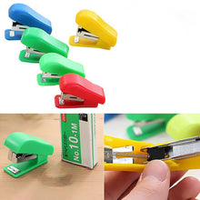 Mini Stapler Set Staples – Assorted Colors | No.10 Staplers with Pins (20 pcs Set) - justgrabit.in | Just Grab It