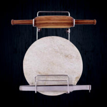 Chakla Belan Chimta Stand Rolling Pin Board Tong Holder Silver Stainless Steel Multi - Purpose Rack for Kitchen (1 Pc ) - Justgrabit Inc.