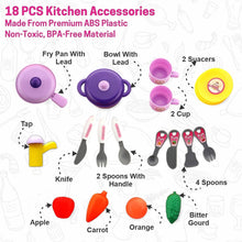 Kitchen Set for Kids Girls Pretend Play Toys Little (23 Pcs Set Approx) - justgrabit.in | Just Grab It