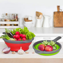 Foldable Silicone Colander for Fruit & Veggies - justgrabit.in | Just Grab It