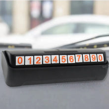 Temporary Car Parking Mobile Number Display with Magnetic Numbers Stickers (1Pc)  - Justgrabit Inc.