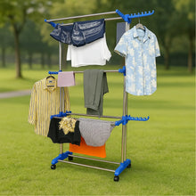 Foldable Stainless Steel Clothes Drying Stand Rack - Justgrabit Inc.