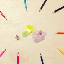 Fun & Functional! Toilet Sharpener with Eraser (2 Pc Set) - Justgrabit Inc.