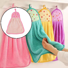 Microfiber Wash Basin Hanging Hand Kitchen Towel Napkin with Loop - justgrabit.in | Just Grab It