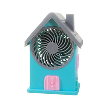Mini House Fan House Design Rechargeable Portable Personal Desk Fan For Home , Office & Kids Use (Battery Not Include) - Justgrabit Inc.