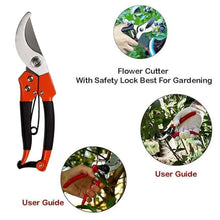 Tiger Garden Shears Pruners Scissor, flower cutter - Justgrabit Inc.