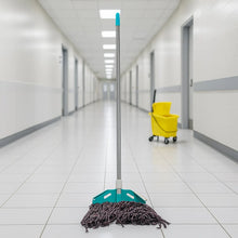 Premium Cotton Yarn Floor Cleaning Mop with Long Handle (1 Pc) - Justgrabit Inc.