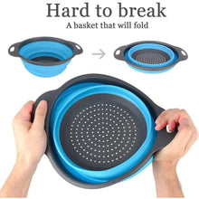 Round Sili Strain used in all kinds of household and official kitchen purposes as a Foldable utensil. - Justgrabit Inc.