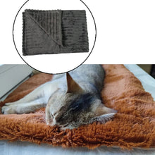 Pet Soft Cat Dog Blanket / Towel (110×70 Cm / 1 Pc / Mix Color & Design) - justgrabit.in | Just Grab It