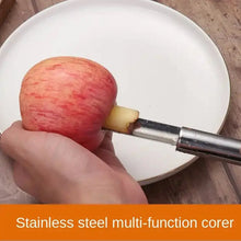 Fruit Core Stainless Steel Set, Core Remover for Apple and Pear, Kitchen Prep Tool Fruit Core Remover Tool with Soft Handle, Apple Corer Stainless Steel, Kitchen Gadget Dishwasher Safe - Justgrabit Inc.