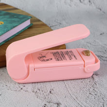 Mini Plastic Bag Sealer – Portable Heat Sealing Machine (Battery Operated / 1 Pc) - justgrabit.in | Just Grab It