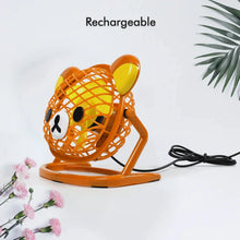 Stylish & Silent: Teddy Bear USB Fan for Any Space – Adjustable Cooling! - Justgrabit Inc.