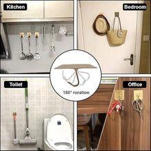 Adhesive Heavy - Duty Hooks for Kitchen and Bathroom (1 Pc / 6×6 Cm) - Justgrabit Inc.