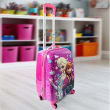 Kids Travel Suitcase with 4 Wheels – 1 Big + 1 Small Shoulder Bag (Set of 2) - justgrabit.in | Just Grab It