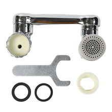 Splash Faucet Filter – 180° Rotating Sprayer, Double O - Ring, Movable Water - Saving Sink Aerator Extender (Loose) - Justgrabit Inc.