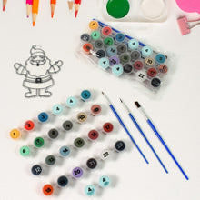 Paint by Number Kits 2 Set 24 Number Color, 6 paint brushes (2 Set) - justgrabit.in | Just Grab It