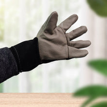 Gloves Gardening Gloves for Men Women Leather Gloves Heavy Duty Gloves (1 Pair) - justgrabit.in | Just Grab It