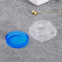 Plastic Empty Round Makeup Jar Pot Travel Cream Powder Cosmetic Container (1 Pc) - Justgrabit Inc.
