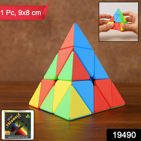 High - Speed Triangle Puzzle Cube (1 Pc) - justgrabit.in | Just Grab It