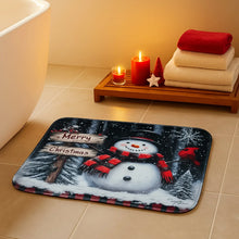 3 in 1 Christmas - Themed Bathroom Mat - (1 Set) - justgrabit.in | Just Grab It