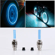 LED Flash Light lamp tyre Wheel Valve Sealing caps (2 Pc / Mix Color) - Justgrabit Inc.