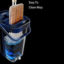 Scratch Cleaning Mop with 2 in 1 Self Clean Wash Dry Hands Free Flat Mop - Justgrabit Inc.