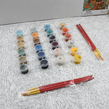 Paint by Numbers for Adults Beginner - Adults' Paint - by - Number Kits on Canvas - DIY Oil Painting by Numbers for Adults - 24 Number Color, 6 paintbrushes, pre - printed canvas (unframed) 40 cm x 50 cm - justgrabit.in | Just Grab It