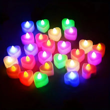 LED Tealights, Smokeless Plastic Decorative Candles, Diwali (Pack Of 1 / Multicolor) - justgrabit.in | Just Grab It