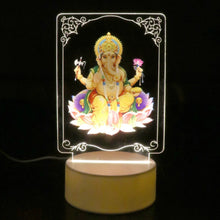 Beautiful 3D Lord Ganesh Frame with soft white light, Ganesh Ganesha (1 Pc) - Justgrabit Inc.
