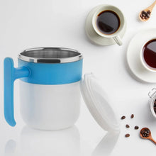 Stainless Steel Insulated Coffee/Tea Mug with Lid – Double Wall Hot Beverage Travel Cup, Milk Mug for Office & Home Use (1 Pc) - Justgrabit Inc.