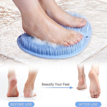 Silicone Bath Massage Cushion – Suction Cup Exfoliating Foot Scrubber & Mat - justgrabit.in | Just Grab It