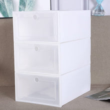 3 Layer Transparent Shoes Storage Box Plastic Stackable Shoe (1 Set / 3 Layer) - justgrabit.in | Just Grab It