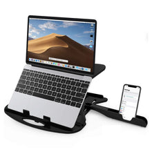 Adjustable Laptop Stand Patented Riser. With Portable Mobile Stand - Justgrabit Inc.