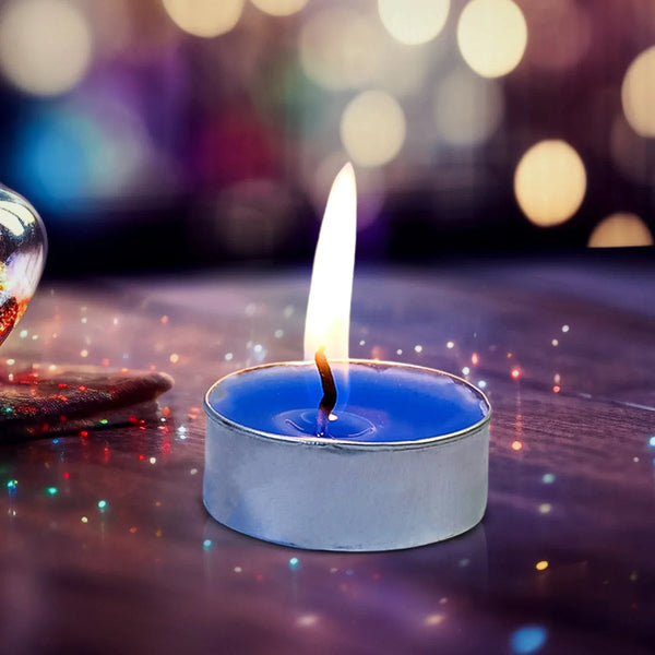Tealight Diwali Candle – Smokeless, Long - Burning, Mix Color, Diwali (1 Pc / Mix Color) - Justgrabit Inc.