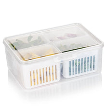 Fridge Storage Box – Freezer & Kitchen Organizer for Vegetables & Food (1 Pc) - Justgrabit Inc.