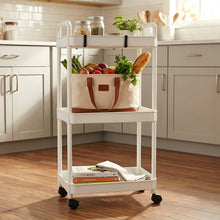 3 Layer Multipurpose Rolling Storage Trolley (1 Pc) - justgrabit.in | Just Grab It