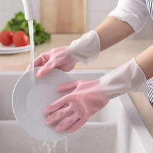 Large Size Reusable Household Cleaning Gloves - (1 Pair) - justgrabit.in | Just Grab It