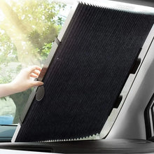 Retractable Long Foldable Windshield Sun Shade for Car (1 Set) - justgrabit.in | Just Grab It