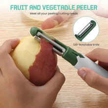 2 - in - 1 Multifunctional Knife & Sawtooth Peeler for Fruits and Vegetables - Justgrabit Inc.