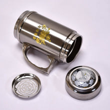 DOUBLE STAINLESS STEEL MUG BOTTLE FOR TRAVEL, HOME, OFFICE, SCHOOL 400ML, Tumbler - justgrabit.in | Just Grab It