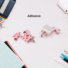 Multipurpose Self - Adhesive hooks (2 Pc Set / Mix Design) - justgrabit.in | Just Grab It