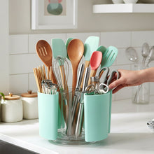 Multipurpose 5 Compartment Rotating Pen Holder (1 Pc) - justgrabit.in | Just Grab It