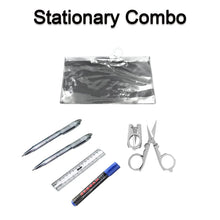6 - Pcs Combo Zipper Pouch scissor Ruler Pen And Marker Used While Studying By Teachers And Students In Schools And Colleges Etc. - Justgrabit Inc.
