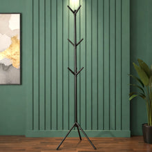 Floor Standing Metal Coat Rack Stand with Multi Hooks - justgrabit.in | Just Grab It