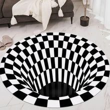 3D Space Round Carpet, Floor Mat Non - Woven Doormat (1 Pc / 78 Cm) - justgrabit.in | Just Grab It