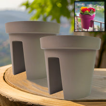 Creative Flower pot Balcony Flower Pot Holder (2 Pc) - justgrabit.in | Just Grab It