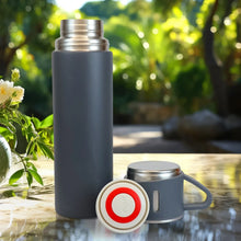 Stainless Steel Double Wall Insulated Flask Bottle With Cup (500ml Approx) - Justgrabit Inc.