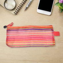 Transparent Zippered Nylon Mesh Multi Purpose Pouch / Purse - justgrabit.in | Just Grab It